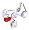 Napinacz paska wielorowkowego MOPAR Jeep Wrangler 3,8 V6